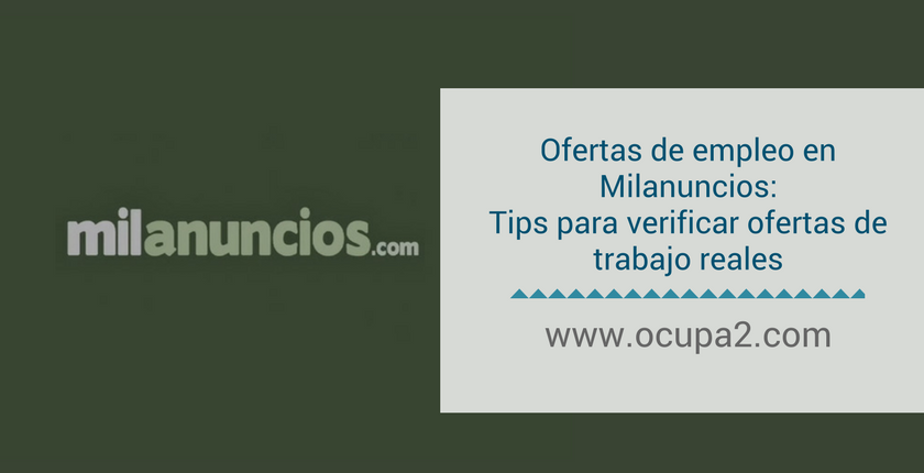 milanuncios oferta de trabajo